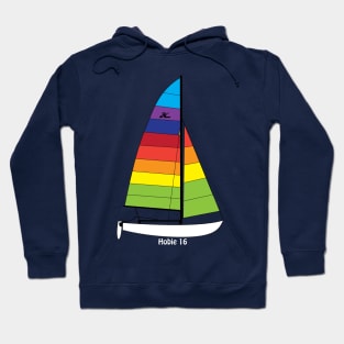 Hobie 16 Sailboat Hoodie